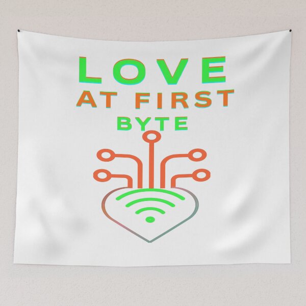 Item preview, Love At First Byte  designed and sold by FiberatWorkTechs.