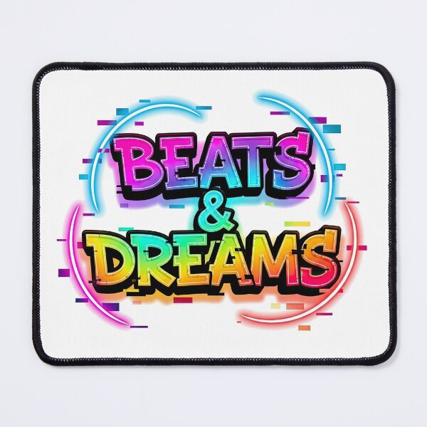 Item preview, Beats And Dreams Neon Glitch Music Retro Graphic designed and sold by DigitalArtx-com.