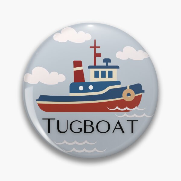 Item preview, Tugboat Illustration designed and sold by AnulaArt.