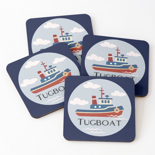 Item preview, Tugboat Illustration designed and sold by AnulaArt.