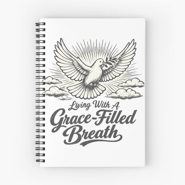 Item preview, Living With A Grace-Filled Breath – Celestial Sun & Moon Boho Vintage T-Shirt designed and sold by Obiechefu.