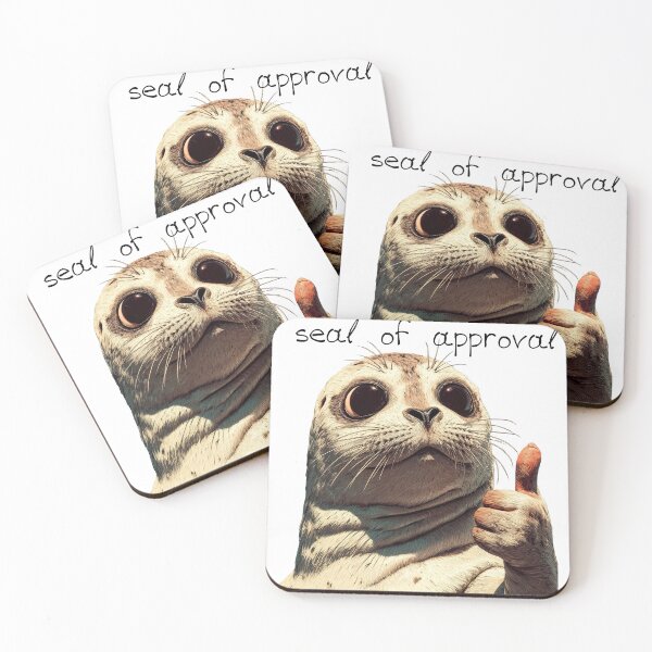 Item preview, Seal of Approval Funny Pun designed and sold by obstinator.