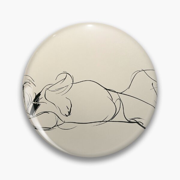 Item preview, Reclining schnauzer Figure Line Drawing designed and sold by lautir.