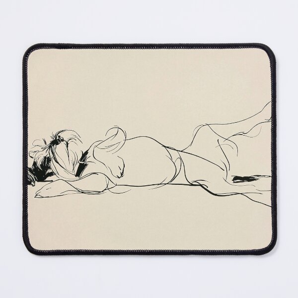 Item preview, Reclining schnauzer Figure Line Drawing designed and sold by lautir.