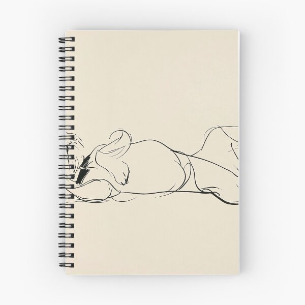 Item preview, Reclining schnauzer Figure Line Drawing designed and sold by lautir.