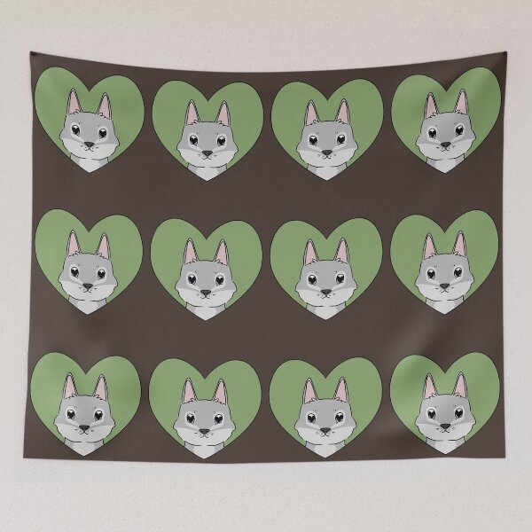 Item preview, Cute Wolf designed and sold by HugSomeNettles.