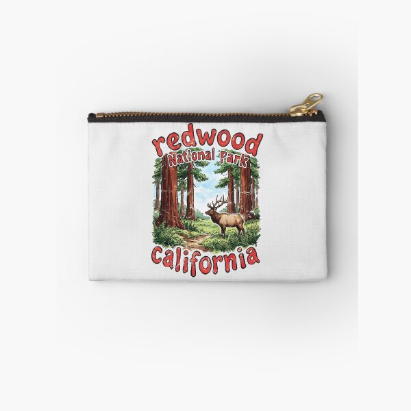 Item preview, Redwood National Park California Cute Wildlife Landscape  designed and sold by HowToCanadian.