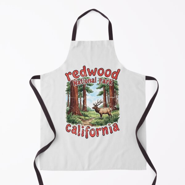 Item preview, Redwood National Park California Cute Wildlife Landscape  designed and sold by HowToCanadian.