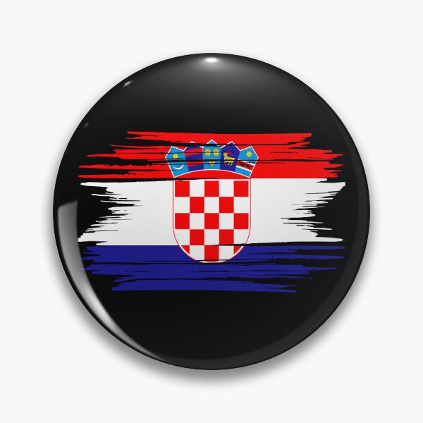 Item preview, Distressed Croatia Flag HR designed and sold by shitpostee.