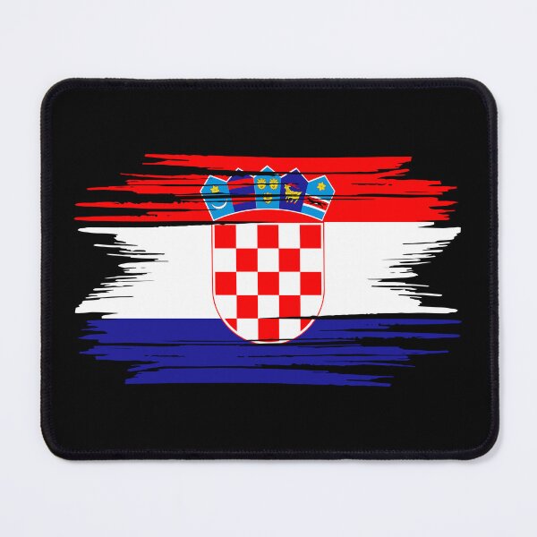 Item preview, Distressed Croatia Flag HR designed and sold by shitpostee.