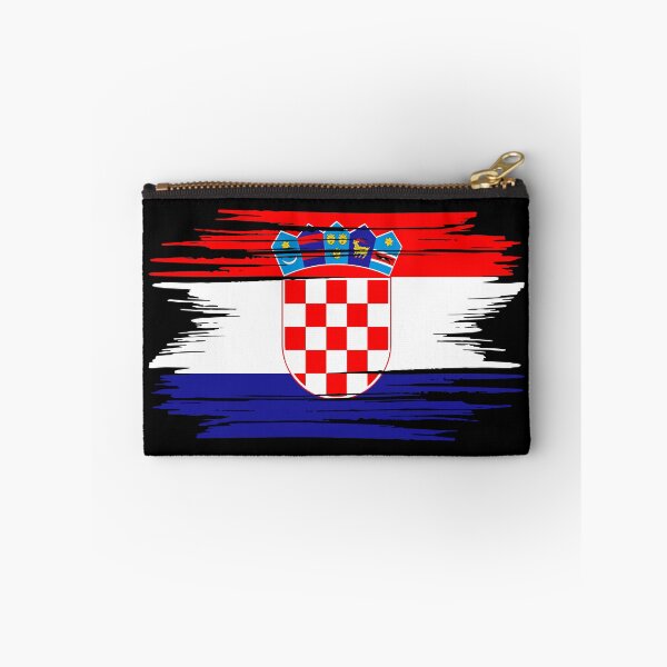 Item preview, Distressed Croatia Flag HR designed and sold by shitpostee.