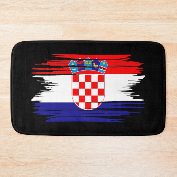 Item preview, Distressed Croatia Flag HR designed and sold by shitpostee.