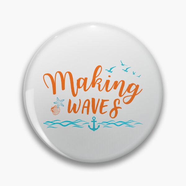 Item preview, Making Waves Coastal Typography Design designed and sold by MadeByMira.