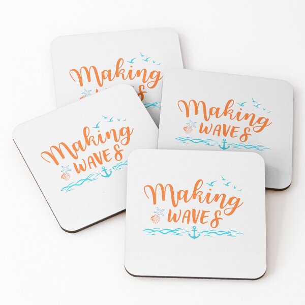 Item preview, Making Waves Coastal Typography Design designed and sold by MadeByMira.