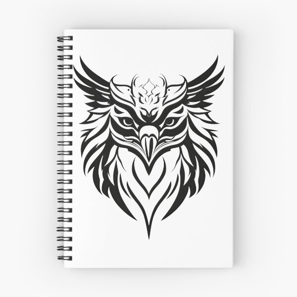 Item preview, Tribal Griffon Head Emblem | Black and White Mythical Beast Vector Design designed and sold by Artisan Finds Online.