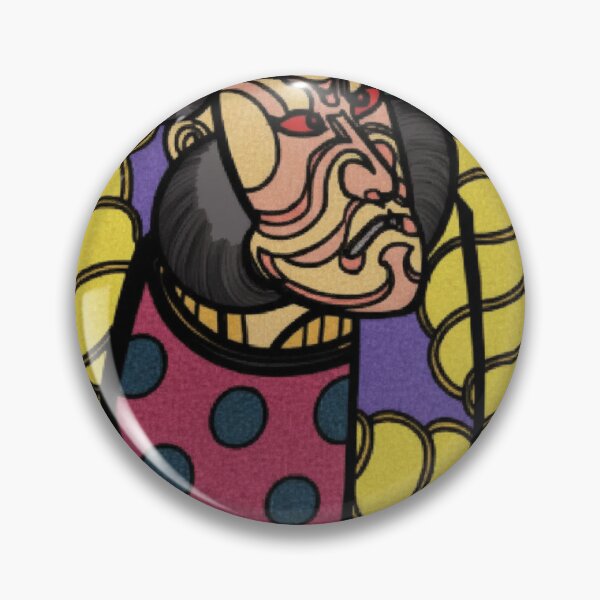 Item preview, Traditional Japanese Kabuki Theatre Warrior designed and sold by CosmicKabuki.
