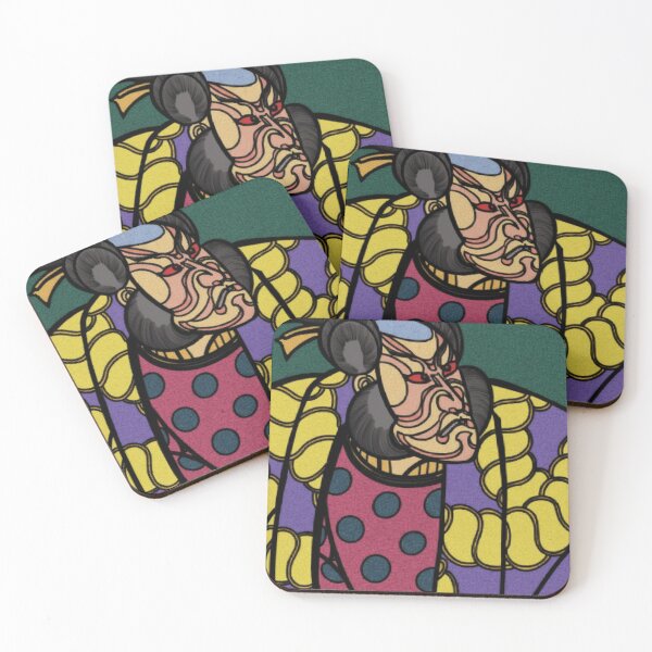 Item preview, Traditional Japanese Kabuki Theatre Warrior designed and sold by CosmicKabuki.