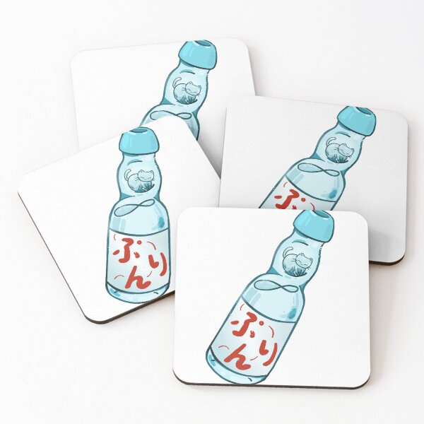 Item preview, Cute Kawaii Japanese Ramune Soda Cat designed and sold by Sleepy-Town.