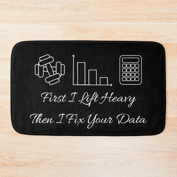 Item preview, First I Lift Heavy Then I Fix Your Data | Funny Gym & Data Analyst. designed and sold by spreadsheetcafe.
