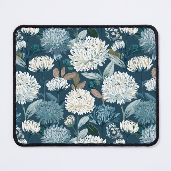 Item preview, Unique Chrysanthemum Print - Tropical Flower Pattern  - Baptism Gifts designed and sold by RoyalStarsPatts.