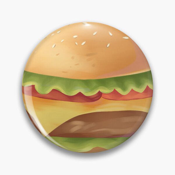 Item preview, Yummy Double Cheeseburger Sticker designed and sold by OceanBreezes.