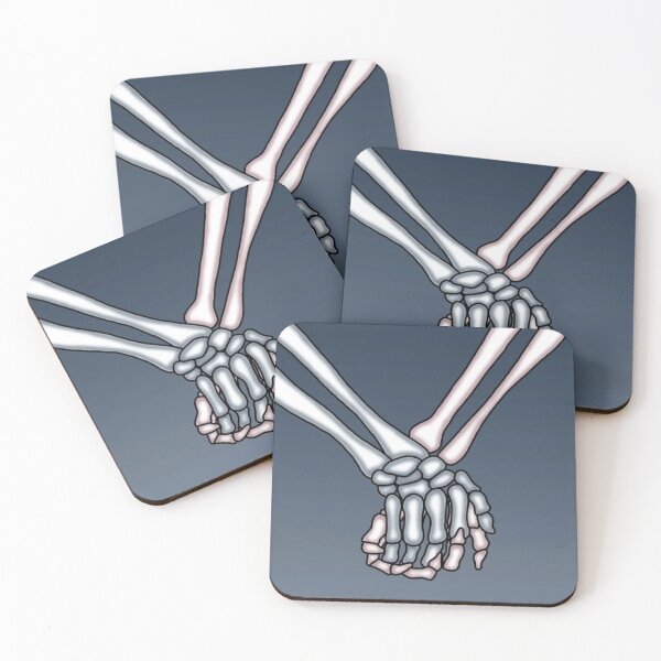 Item preview, Skeleton Hands Holding Intertwined designed and sold by OceanBreezes.