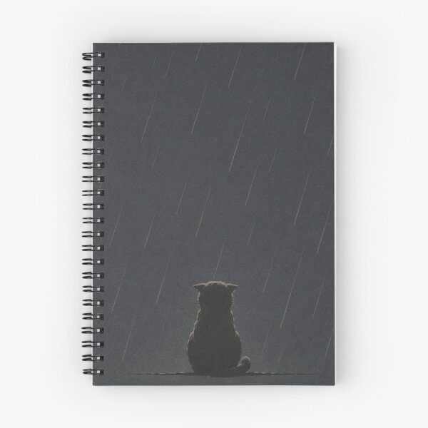 Item preview, Cat Sitting in the Rain – Minimalist Japanese Woodblock Style | Edo Cats No. 20 designed and sold by Planthem.