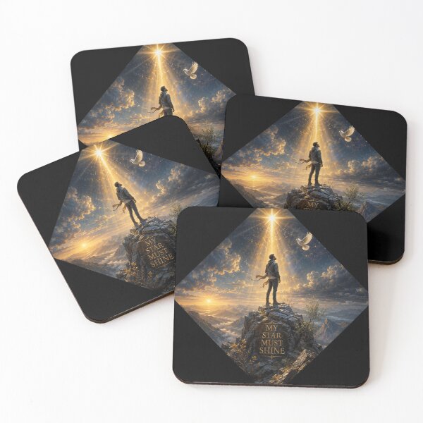 Item preview, My Star Must Shine Christian Faith Artwork designed and sold by Faith & Grace design .