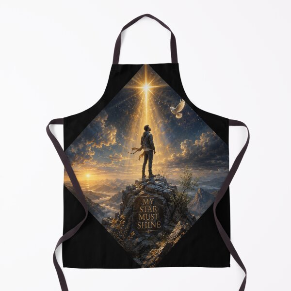 Item preview, My Star Must Shine Christian Faith Artwork designed and sold by Faith & Grace design .