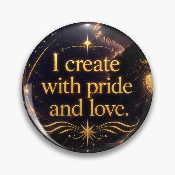 Item preview, I create with pride and love.(Anime Ver.) designed and sold by MaxDreamsArt.