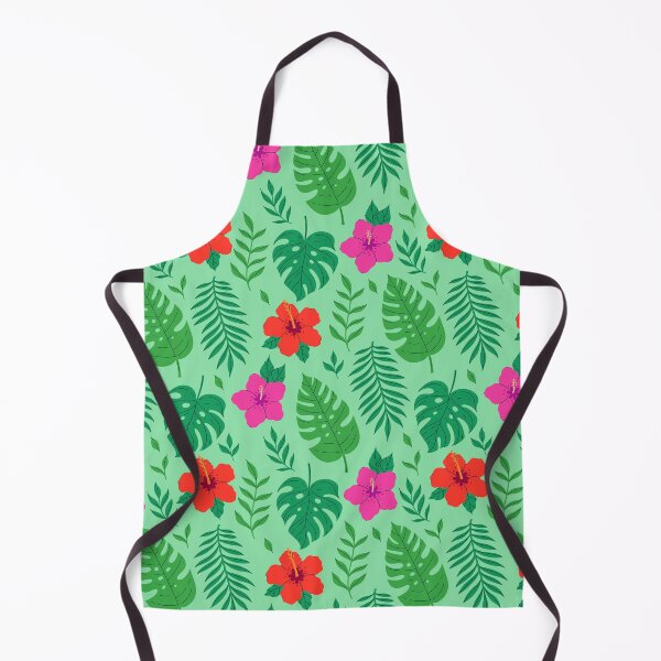 Item preview, tropical flowers and leaves designed and sold by burbura.