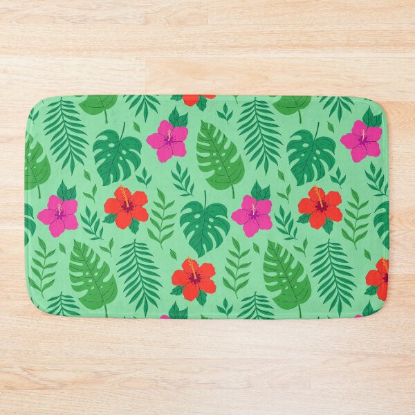 Item preview, tropical flowers and leaves designed and sold by burbura.