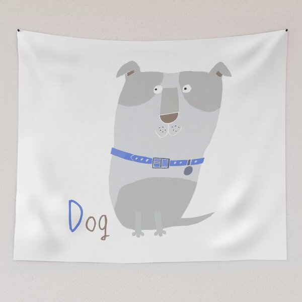 Item preview, D is for Dog Illustrated By Artist Carla Daly designed and sold by Carla Daly.