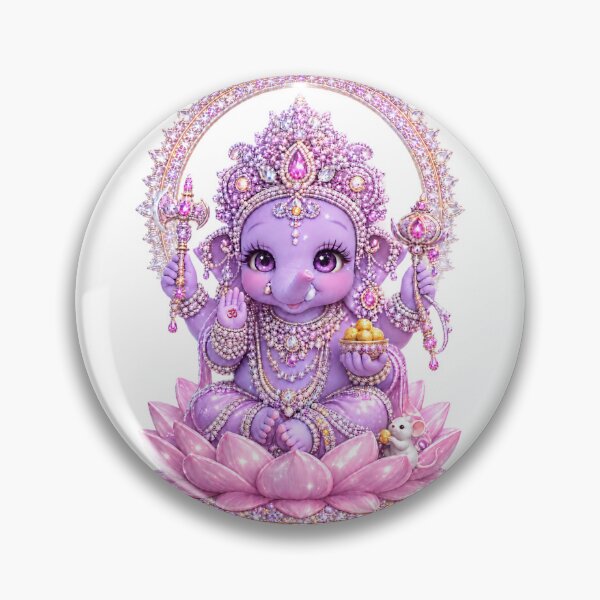 Item preview, Purple Ganesha for Luck & Success designed and sold by famenla.