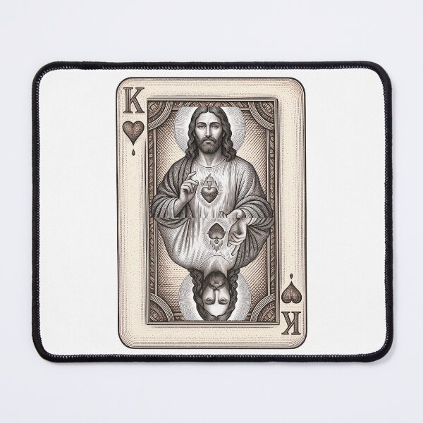 Item preview, Jesus King Of Hearts Card designed and sold by AMCreatix.