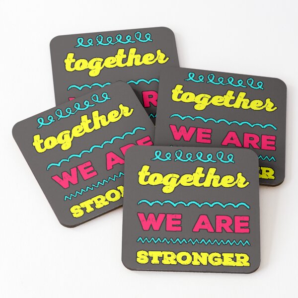Item preview, Together We Are Stronger | Motivational Quote designed and sold by AstronautMerch.