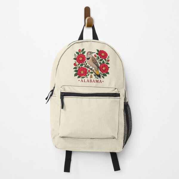 Item preview, Alabama Yellowhammer & Camellia Floral State Emblem designed and sold by American Fieldmark Studio.