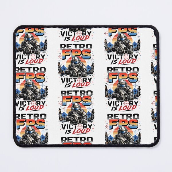 Item preview, Retro FPS Victory Is Loud T-Shirt | Vintage First Person Shooter Gaming Graphic | Retro Gamer Tee designed and sold by Graphic Therapist.