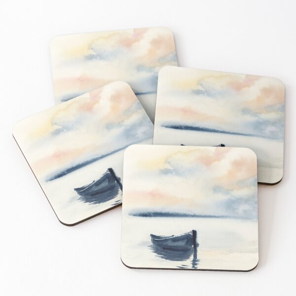Item preview, Seascape with a boat designed and sold by CanotStop.