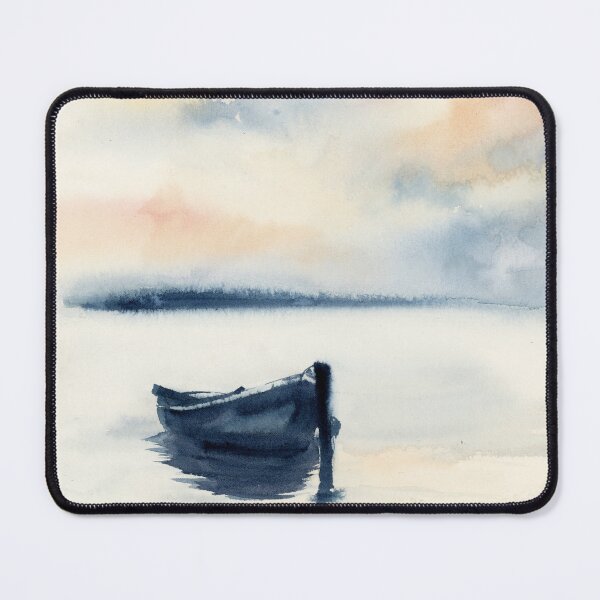 Item preview, Seascape with a boat designed and sold by CanotStop.