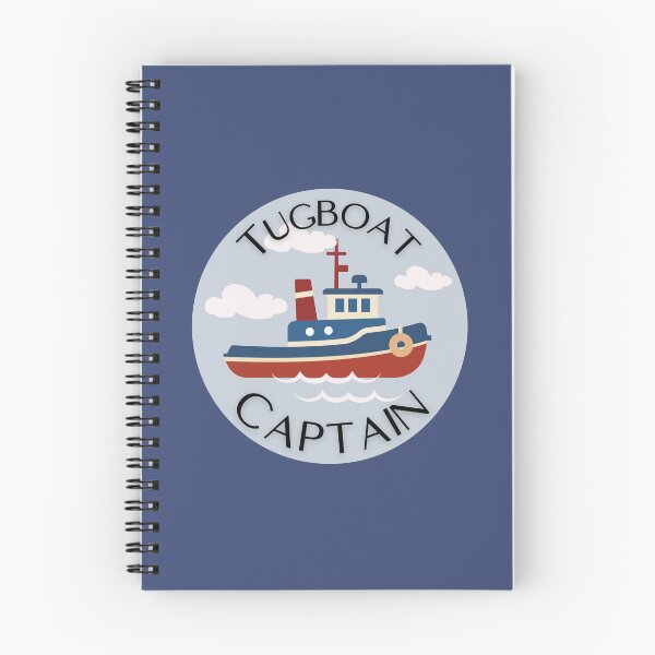 Item preview, Tugboat Captain Illustration designed and sold by AnulaArt.