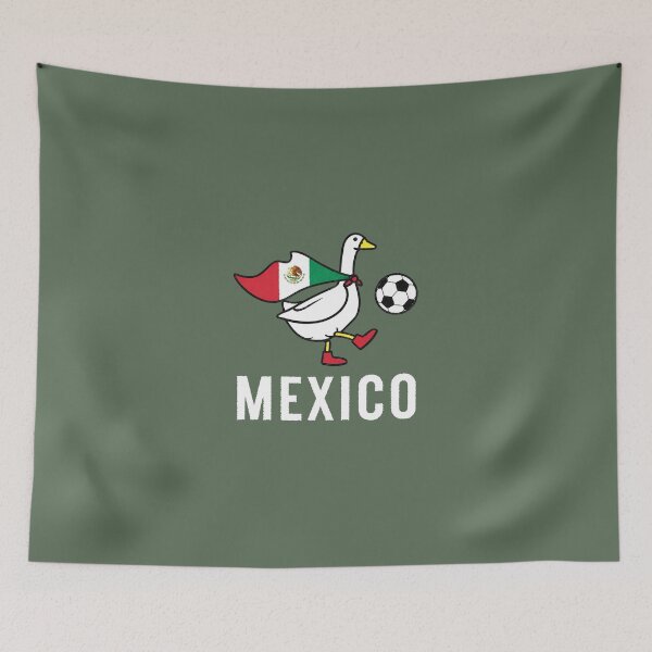Item preview, Funny Mexico Silly Goose Soccer, Mexico Flag, Mexico Futbol 2 designed and sold by littlemiscat.