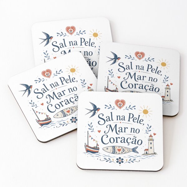 Item preview, Sal na Pele, Mar no Coração | Portuguese Coastal Illustration designed and sold by Little Sardine Studio.