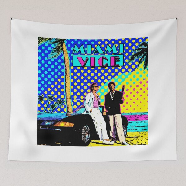 Artikelvorschau, Miami Vice Retro-Fernsehprogramm entworfen und verkauft von Mark Vickers.