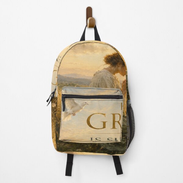 Item preview, His Grace Is Sufficient For Me Christian Cross Art designed and sold by Faith & Grace design .