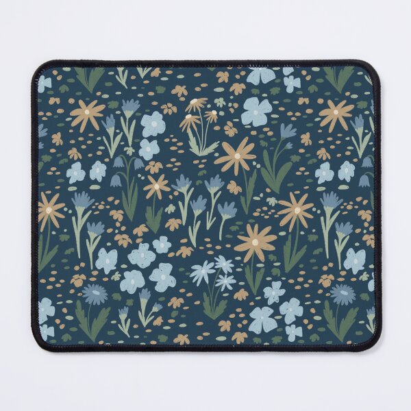 Item preview, Blue flower seamless pattern designed and sold by pinkyfish1010.