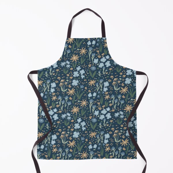 Item preview, Blue flower seamless pattern designed and sold by pinkyfish1010.