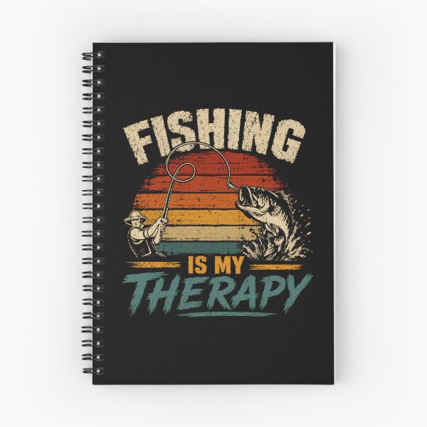 Item preview, Fishing Is My Therapy Angler Fisherman Hobby Outdoors designed and sold by SkeletonsDanger.