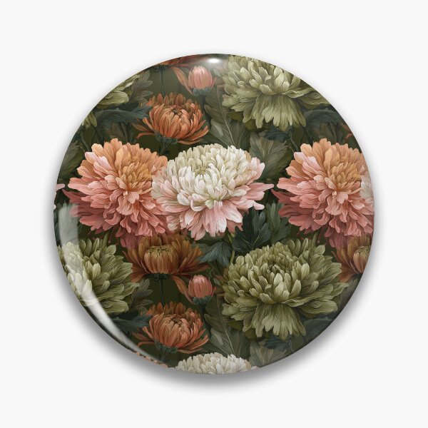 Item preview, Fresh Chrysanthemum  - Retro Flower Floral  - Birthday Gift Ideas designed and sold by RoyalStarsPatts.