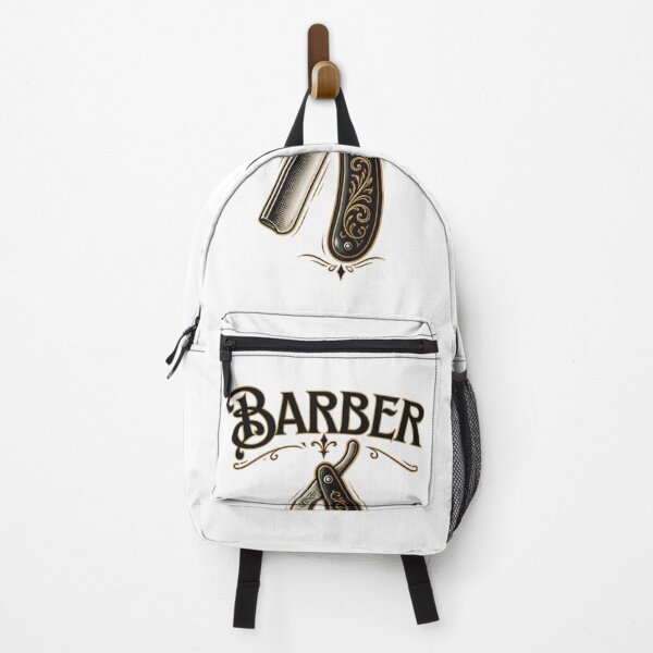 Item preview, Classic Barber Script Straight Razor Vintage Design designed and sold by Barber MD Culture.